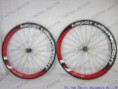 FREE SHIPPING - Best MOST Wheels 50mm 700C Tubular/Clincher carbon bicycle wheelset include hubs and quick release 
